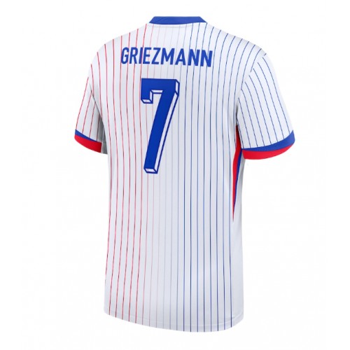 Fotballdrakt Herre Frankrike Antoine Griezmann #7 Bortedrakt EM 2024 Kortermet